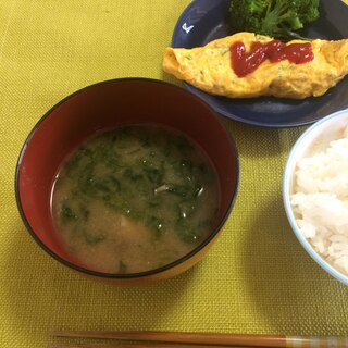 うちの味噌汁 あおさの味噌汁